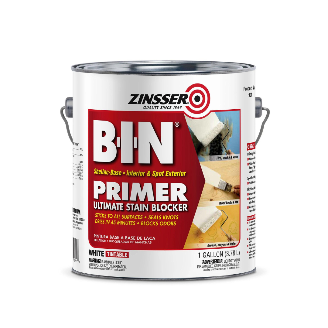 Rust-Oleum Zinsser B-I-N Interior & Spot Exterior Primer, Sealer, & Stain Killer