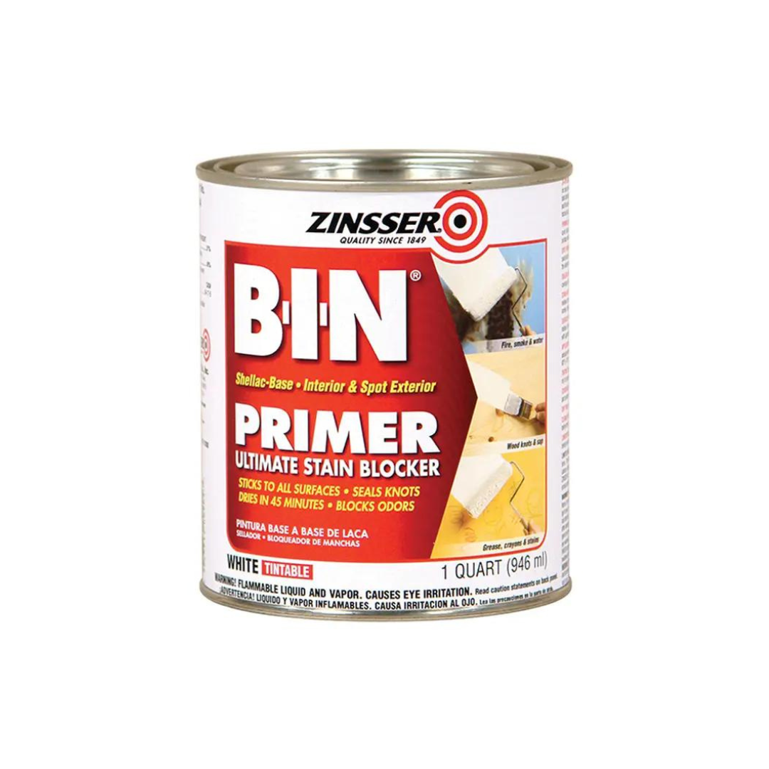 Rust-Oleum Zinsser B-I-N Interior & Spot Exterior Primer, Sealer, & Stain Killer