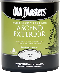 Old Masters Water Based Clear Ascend Exterior
