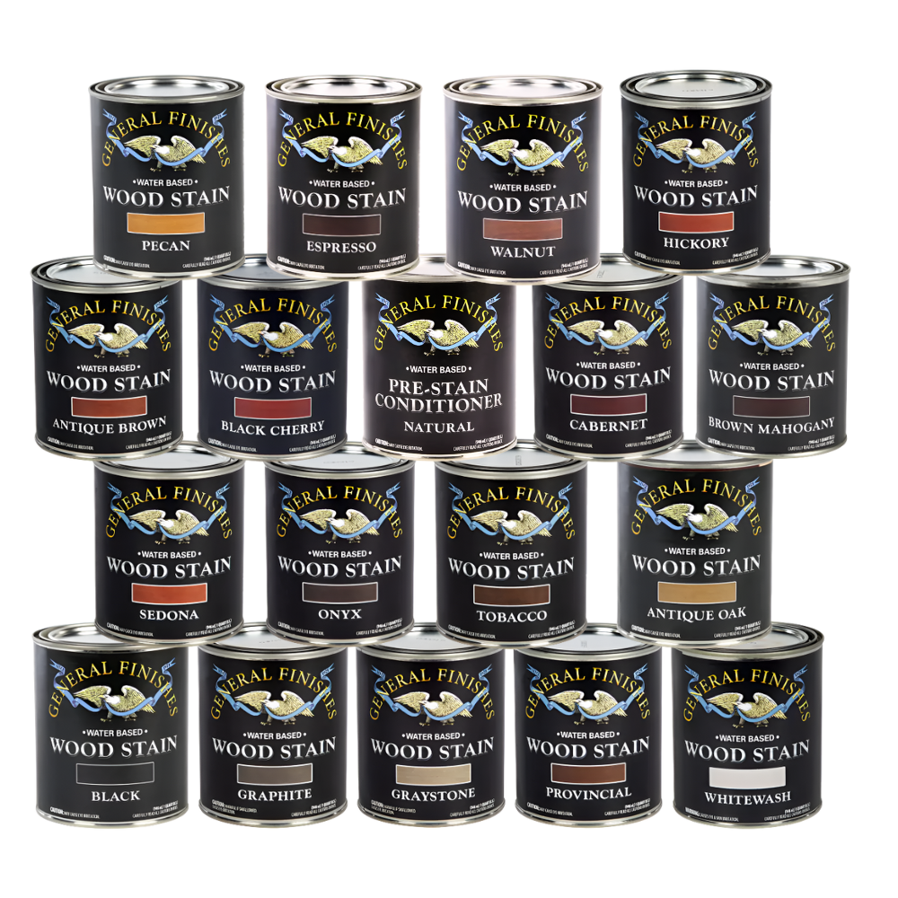 general finishes tobacco Water Based Wood Stain, 1 Quart, low VOC General Finishes Water-Based Wood Stains