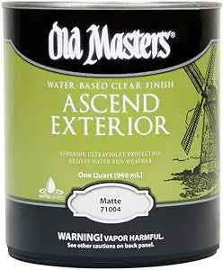 Old Masters Waterbased Clear Ascend Exterior Matte