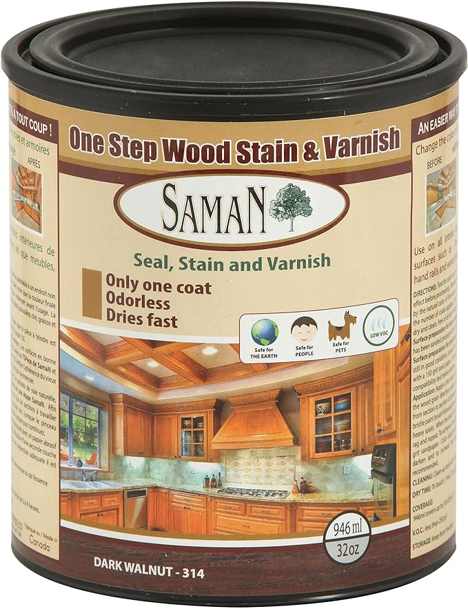SamaN One Step Wood Stain and Varnish