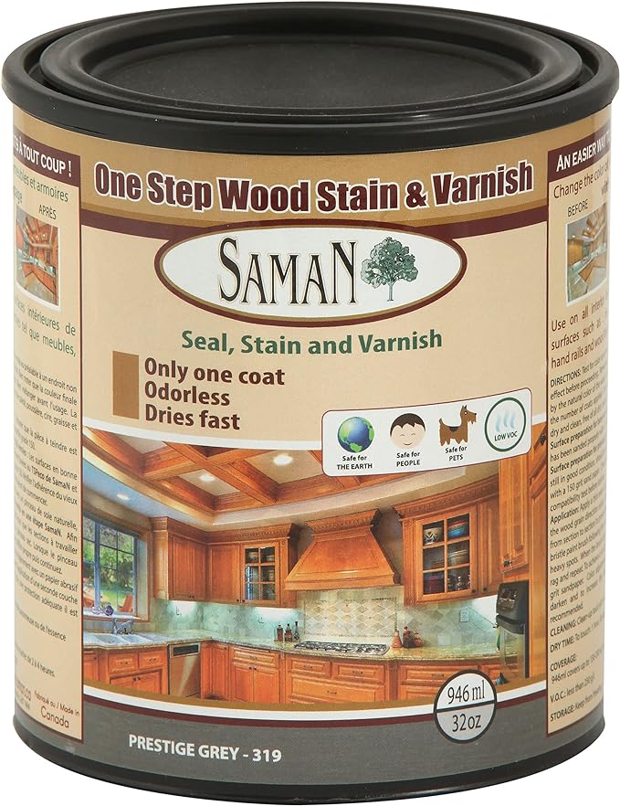 SamaN One Step Wood Stain and Varnish