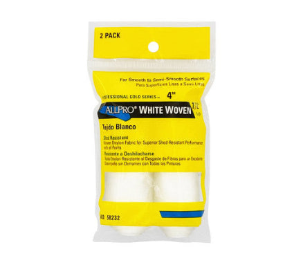 AllPro 4" White Woven Roller Refill