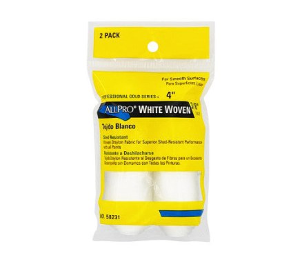 AllPro 4" White Woven Roller Refill