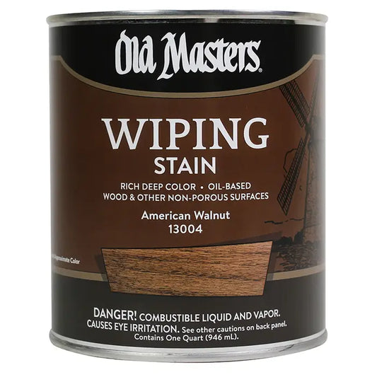 Old Masters American Walnut Wiping Stain .5PT