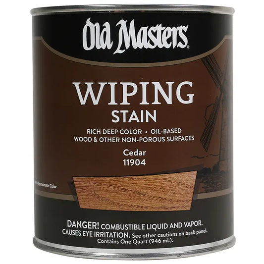 Old Masters Cedar Wiping Stain .5PT