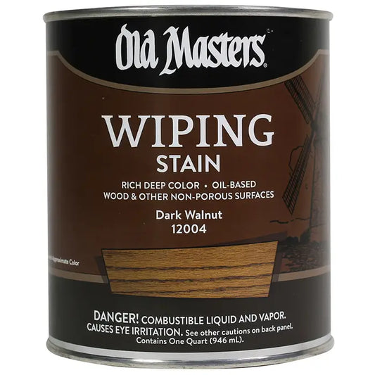 Old Masters Dark Walnut Wiping Stain .5PT