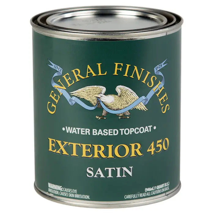 General Finishes Exterior 450 Water-Based Topcoats
