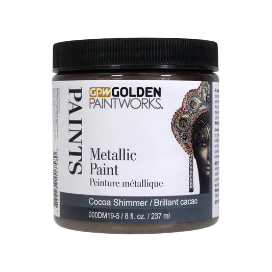 Golden Paintworks Metallic Paint 8oz Cocoa Shimmer