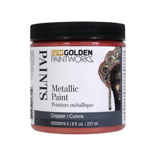 Golden Paintworks Metallic Paint 8oz Copper