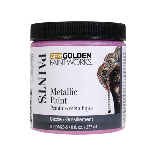 Golden Paintworks Metallic Paint 8oz Sizzle