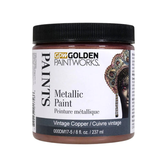 Golden Paintworks Metallic Paint 8oz Vintage Copper