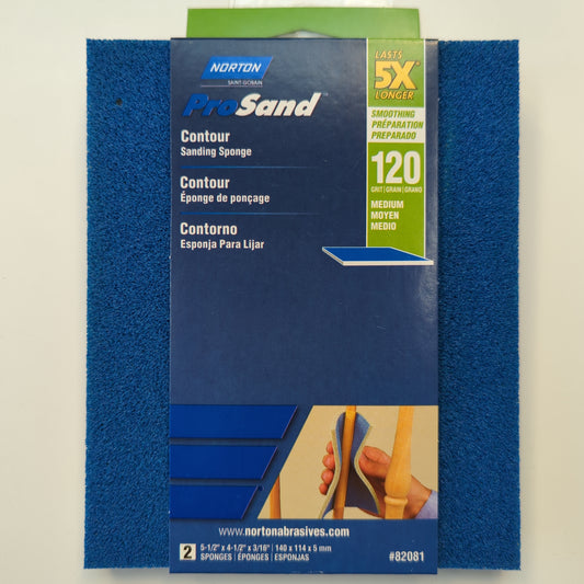 Norton 5X 120 Grit Sanding Sponge
